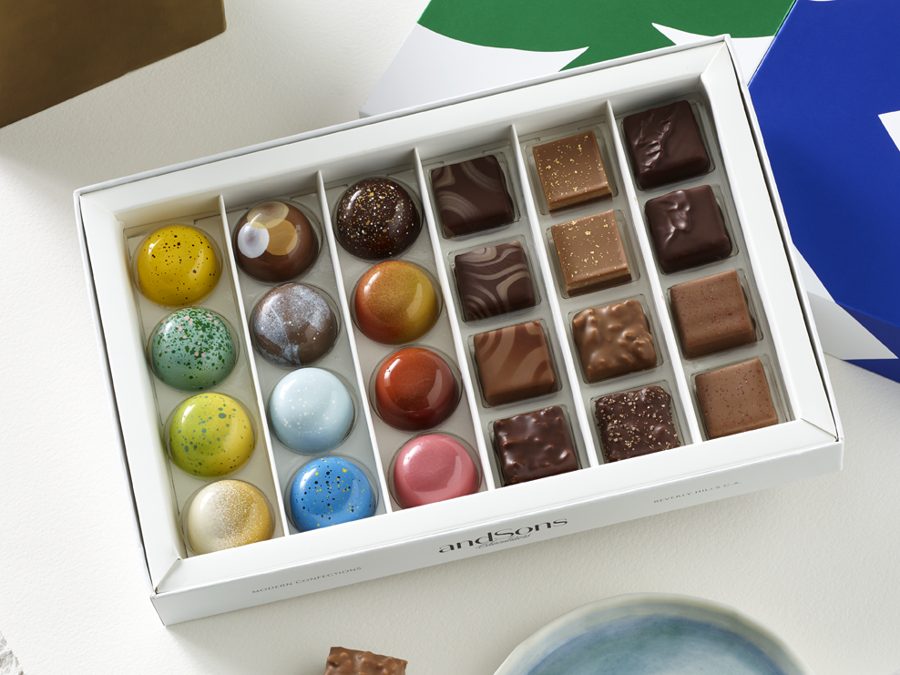 A 24-piece collection of andSons chocolates