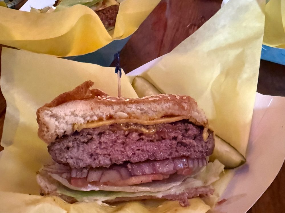 A juicy burger at Ercole's in Manhattan Beach